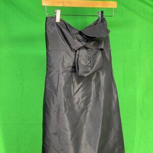 Black cocktail dress- shoulder less Screw Size 6